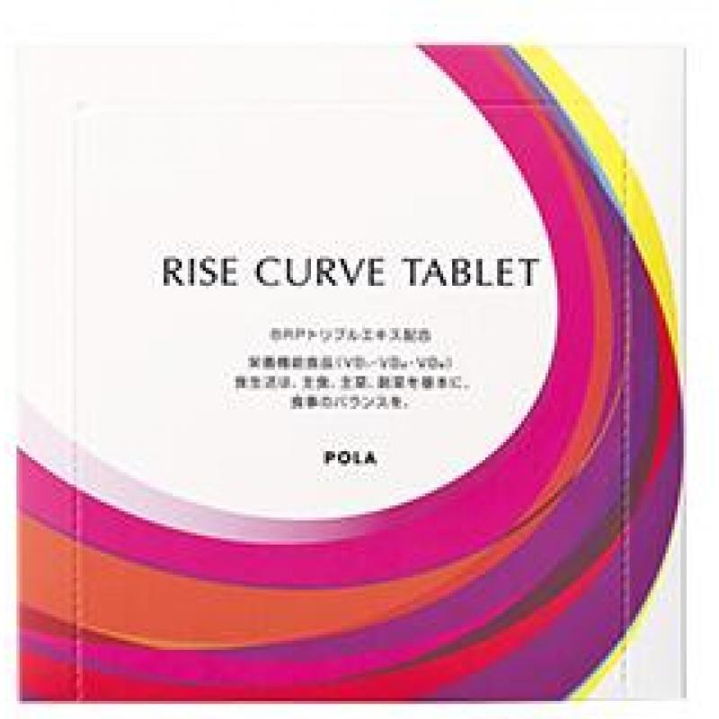 预定：POLA宝丽 RISE CURVE TABLET燃脂丸升级版控热增肌纤体丸 三个月180粒（0610）