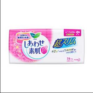 花王/kao 乐而雅F系列 日用 轻薄 粉色24枚20.5cm纯棉卫生巾