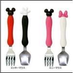 代购：日本制 edison爱迪生 儿童餐具 Disnep body叉勺 1.5岁开始