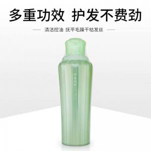 代购：日本AYURA冥想五感香養美髪植物草本洗发水绿瓶300ml