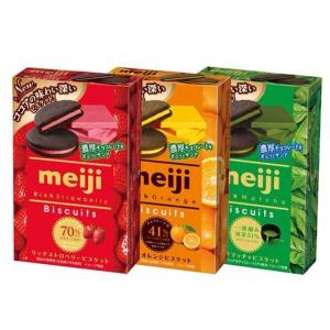 Meiji明治 夹心巧克力曲奇饼干 6枚入(只能发邮政线路）