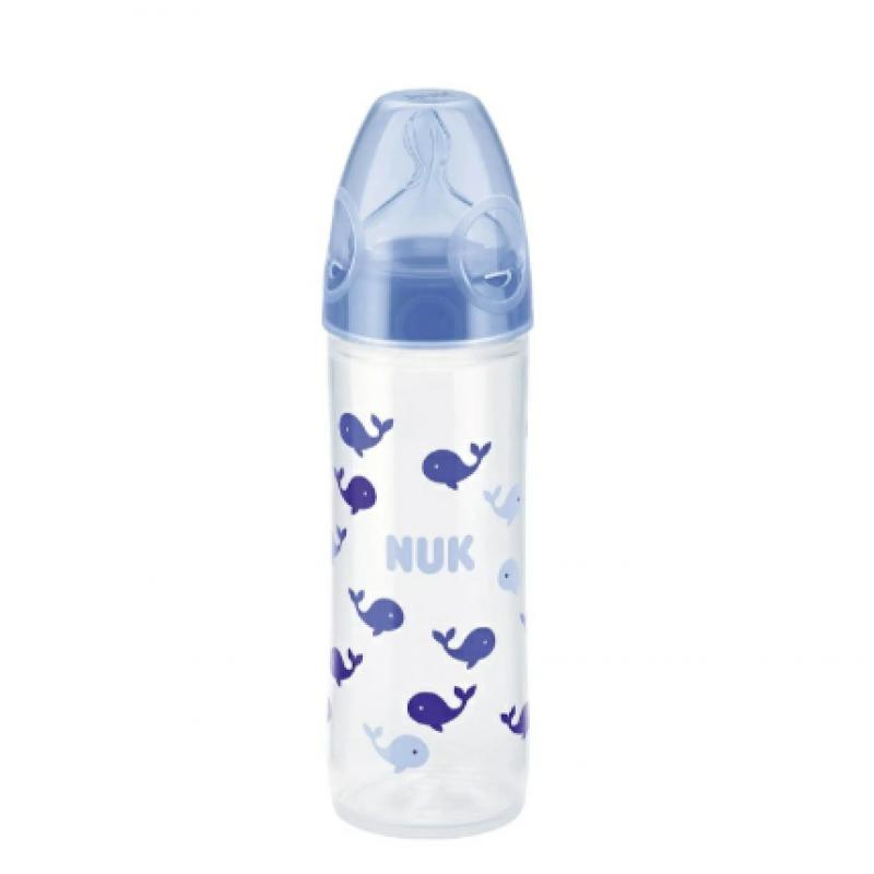 NUK 母乳奶嘴经典奶瓶 ppsu蓝色250ml
