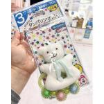 日本西松屋 日本制 婴儿玩具婴儿安抚摇铃 小熊 适合三个月以上