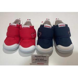 代购：MIKIHOUSE 日本制 婴儿儿童小熊头纯色魔术贴二段童鞋 新款 10-9374-397（缺货退款）