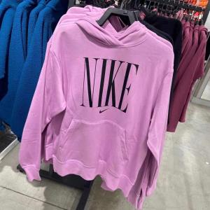 奥莱代购：NIKE 耐克 女款粉色连帽卫衣 CZ1886-680（断货退款）