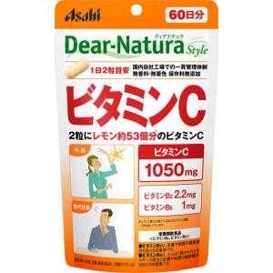 朝日Asahi Dear-Natura Style 天然维生素C胶囊 60日分