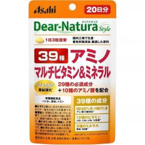 朝日Asahi Dear Natura 39种氨基酸 复合维生素粒 20日分