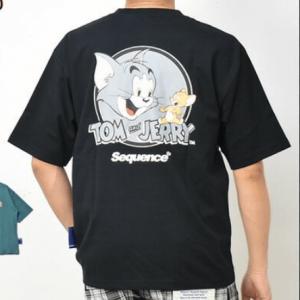 Tom＆Jerry 限定纯棉圆领半袖T恤 T-1570902