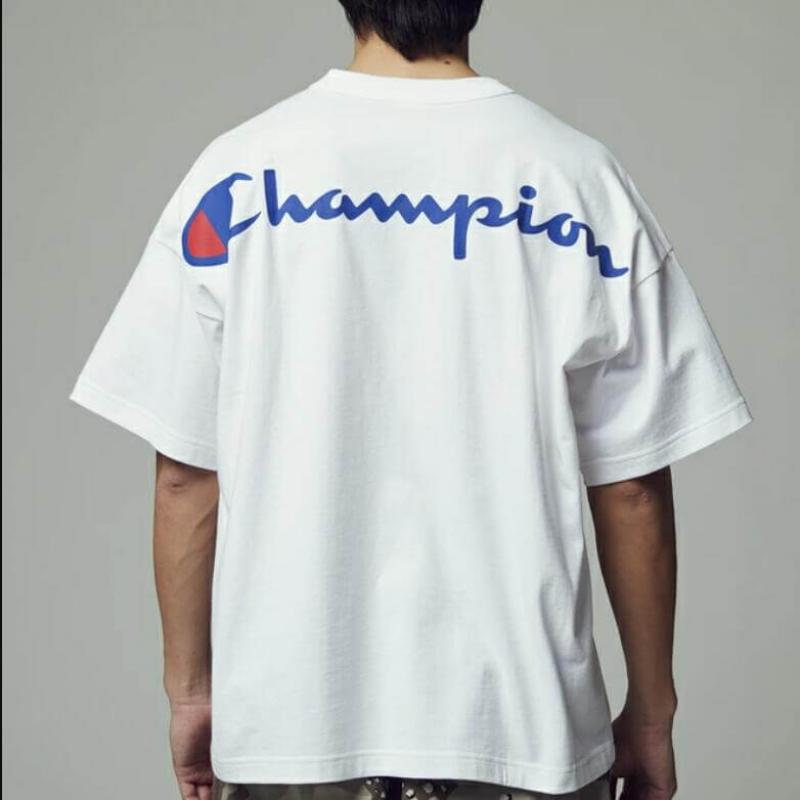 特价：Champion 冠军 纯棉圆领 半袖宽松T恤 胸前小logo后背大logo C8-R302R 有3种颜色可选