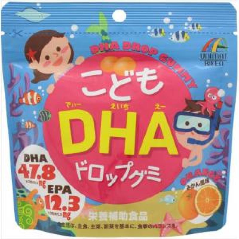 特价处理：UNIMAT RIKEA 儿童DHA水果软糖 90粒入（赏味期：2021-10-25）