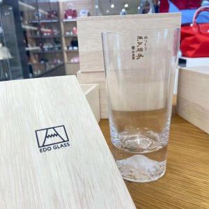 EDO GLASS 富士山玻璃长款水杯TG15-015-T
