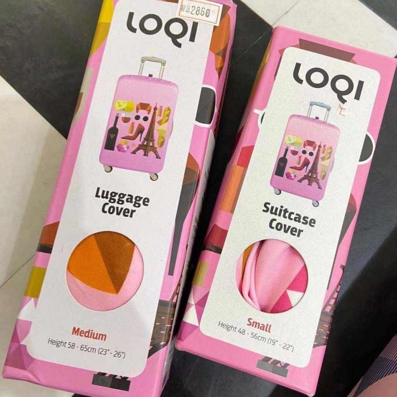 特价：LOQI 行李箱保护罩 粉色铁塔