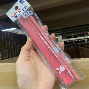 特价：mikihouse 粉色小兔子 筷子+盒（15-4071-978）
