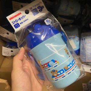 特价：mikihouse 蓝色小火车 直饮水杯吸管杯15-4093-268（15）