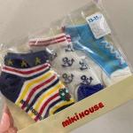 特价：MIKIHOUSE 儿童袜子（中间白底船锚款）14-9641-825