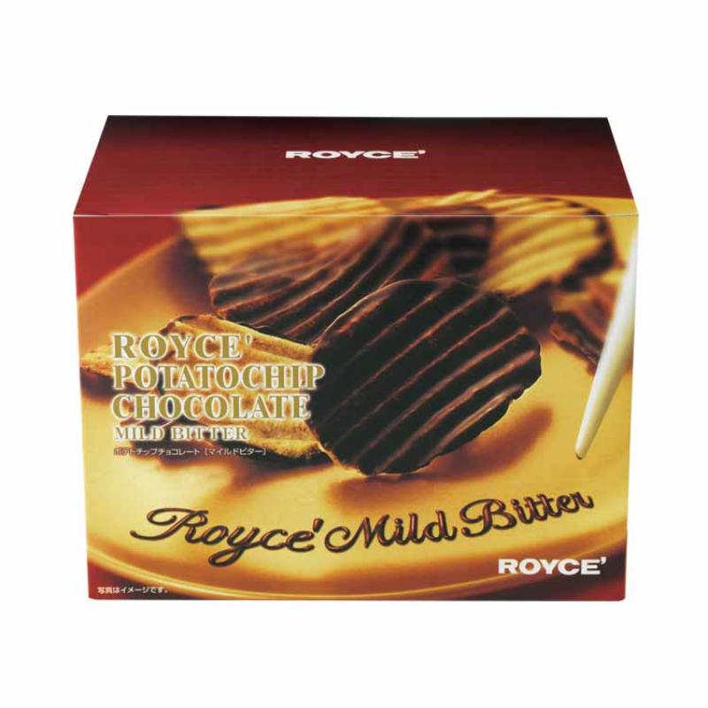 团购：北海道ROYCE巧克力薯片 黑巧（マイルドビター）