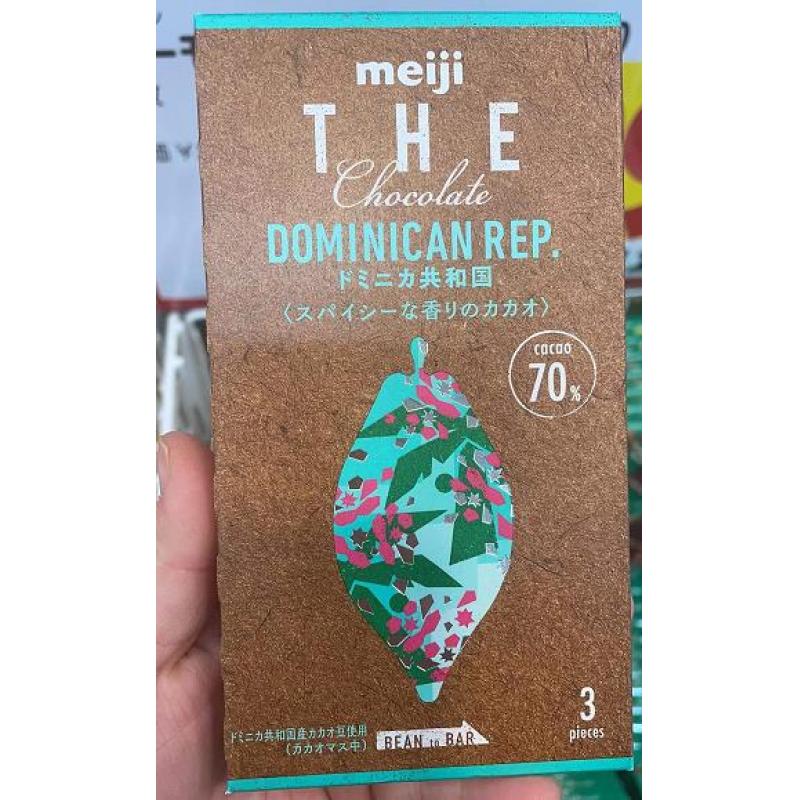 零食：Meiji明治 the Chocolate 精选可可果香巧克力 多米尼加 3片入（不可发包税路线）