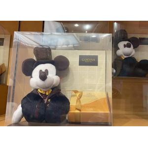 【东京迪士尼】迪士尼 2022年情人节 GODIVA合作款 米奇玩偶+巧克力 5枚入