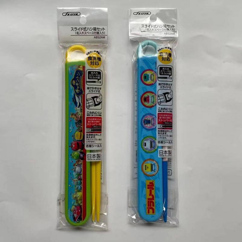 特价：日本制 Skater斯凯达 卡通图案儿童用筷子盒套装