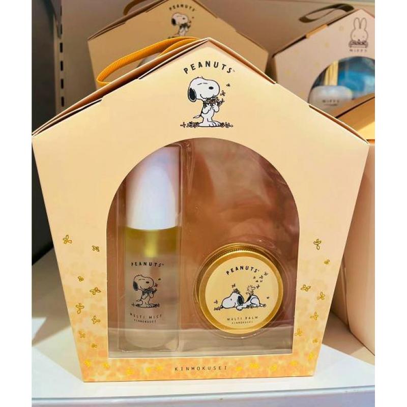 SHOBIDO妆美堂 史努比 KINMOKUSEI金木犀金桂桂花味 身体喷雾固体香膏