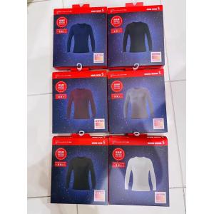 代购：优衣库UNIQLO 2022年新款 2.25倍超级暖男士男款发热保暖内衣450701（断货退款）