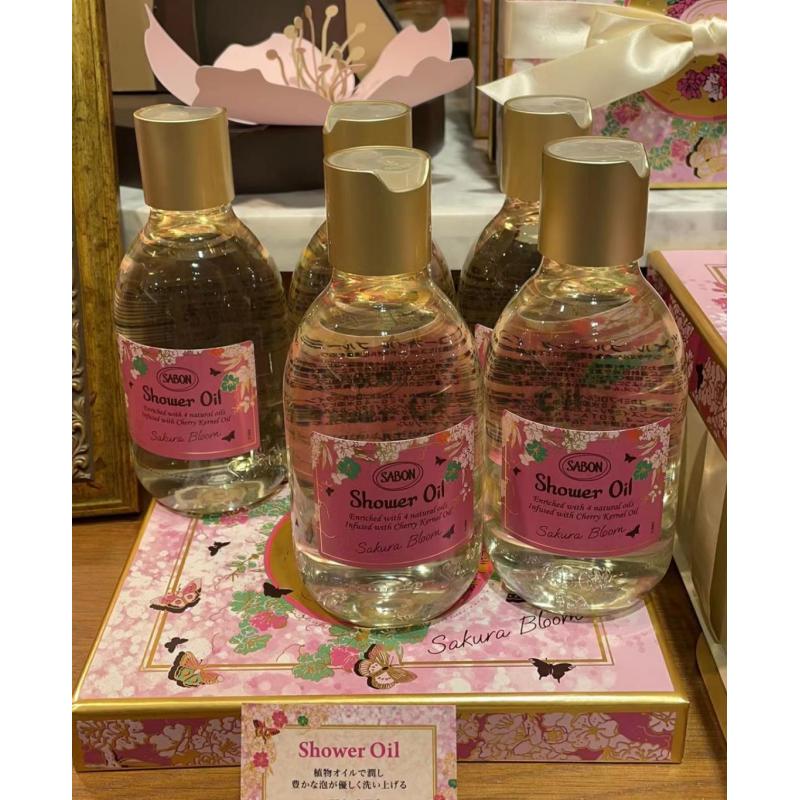 代购：SABON 限定发售 春季樱花 沐浴油 300ml