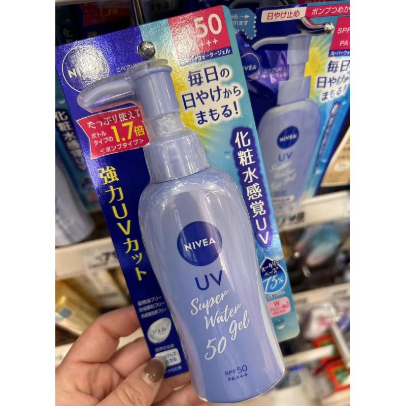 妮维雅NIVEA 新款 超级水感防晒啫喱 SPF50 PA+++ 140g