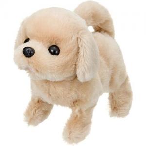 玩具：金毛小狗毛绒电动儿童玩具 会走路会卧倒会叫 单3干电池款