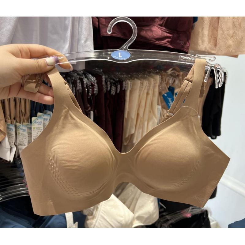 奥莱特价：黛安芬 sloggi 无钢圈舒适水滴型内衣文胸 10207938 米色宽肩带（缺货退款）