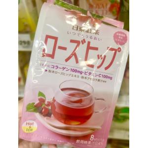 日东红茶 玫瑰果味速溶果汁冲泡粉 冷热均可 8条入