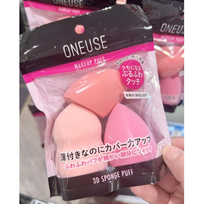 日本ONEUSE 3D美妆蛋化妆蛋 3个入