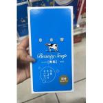 日本COW 牛乳石碱牛奶香皂 蓝色清爽款 85g*3个入