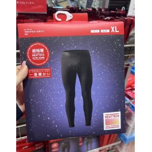 22款现货特价：优衣库 超级暖 男士自发热保暖秋裤 09黑色 XL码（断货退款）