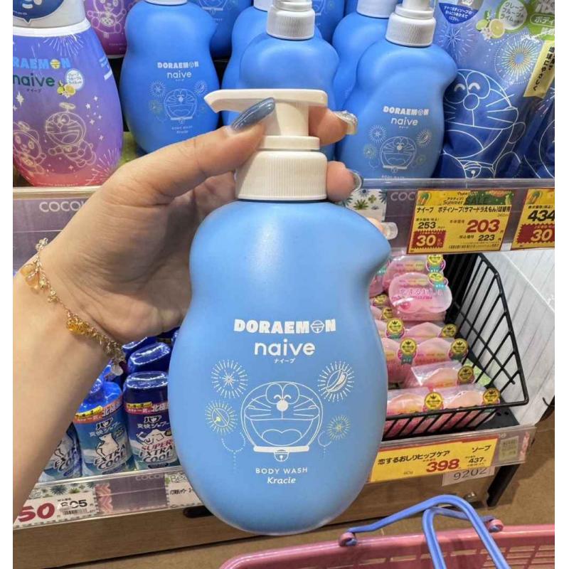 Kracie肌美精 naive 数量限定 花火哆啦A梦 沐浴露 530ml