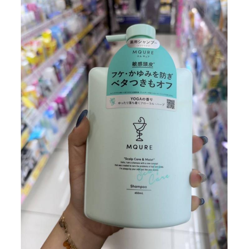 松本清matsukiyo MQURE 头皮护理保湿洗发水 450ml