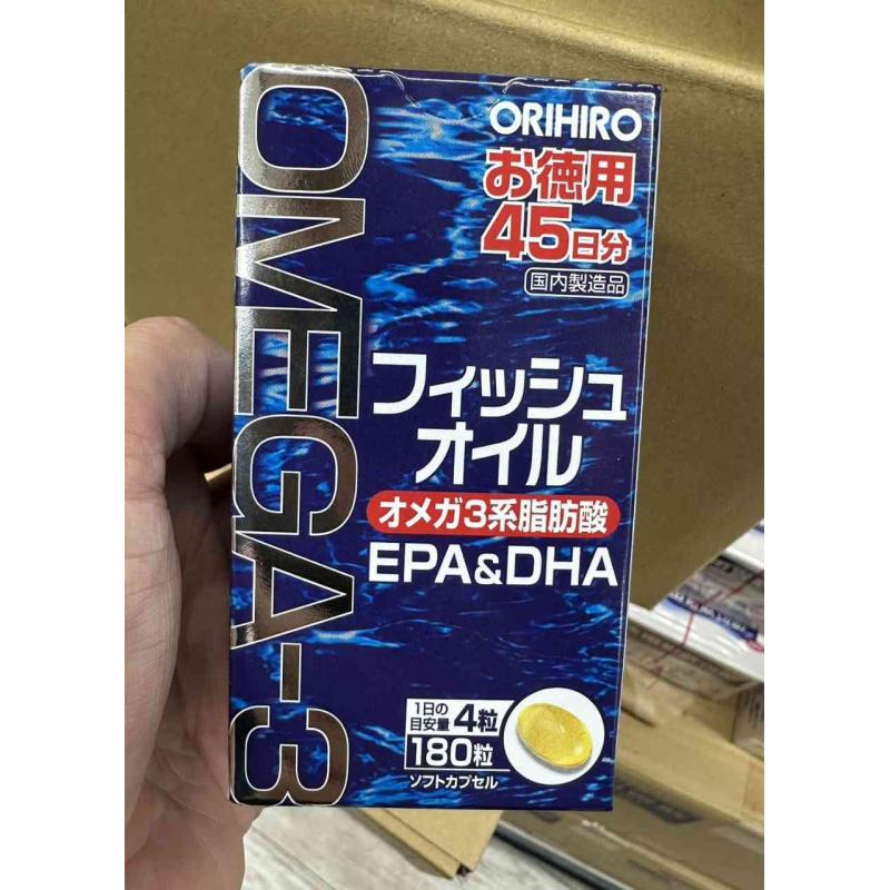 orihiro omega3鱼油 180粒入（只能发邮政）