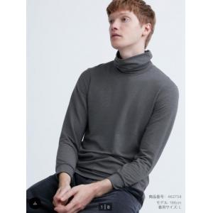 限时特价：优衣库UNIQL HEATTECH男装加棉两翻领T恤 多色可选（462734）（断货退款）