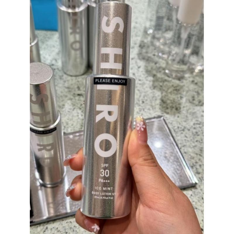代购：SHIRO 夏季限定 冰薄荷凉感身体防晒 80ml（缺货退款）