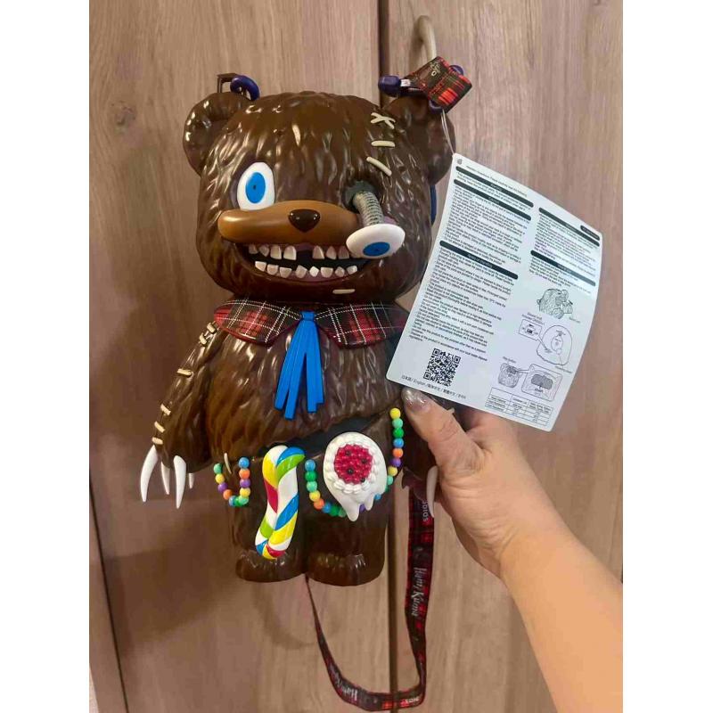 日本USJ 万圣节恐怖熊限定 会说话的爆米花桶