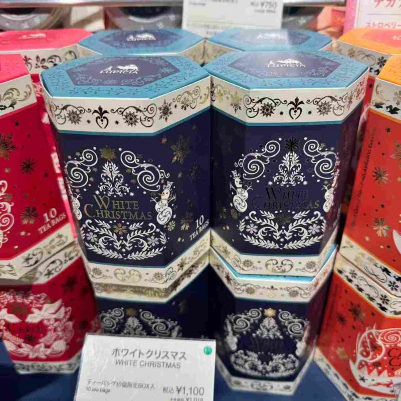 代购茶类：lupicia绿碧茶园 2025年圣诞限定 白巧克力坚果香红茶 盒装茶包 2.5g*10个茶包（缺货退款）