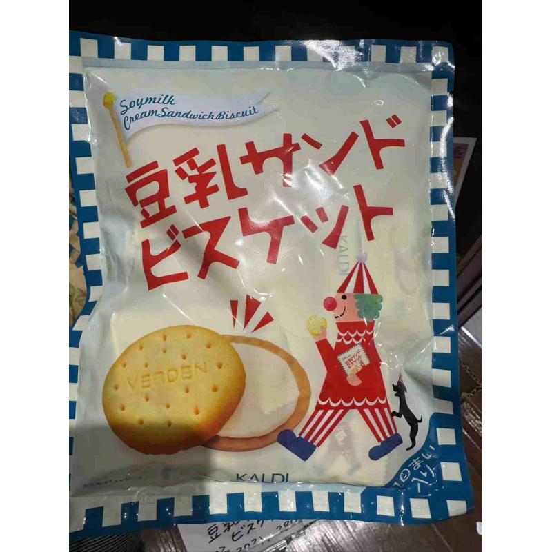 日本KALDI 原味豆乳夹心饼干 10枚入（不可发plus路线）