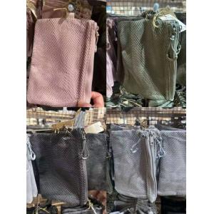 代购：MUJI无印良品 无绳双面软网纹包 M号 四种颜色可选