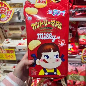 不二家FUJIYA 牛奶饼干 12枚...