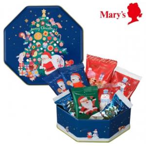MARYS 圣诞限定 圣诞快乐故事蓝铁盒巧克力 8枚入（缺货退款）（建议发邮政）