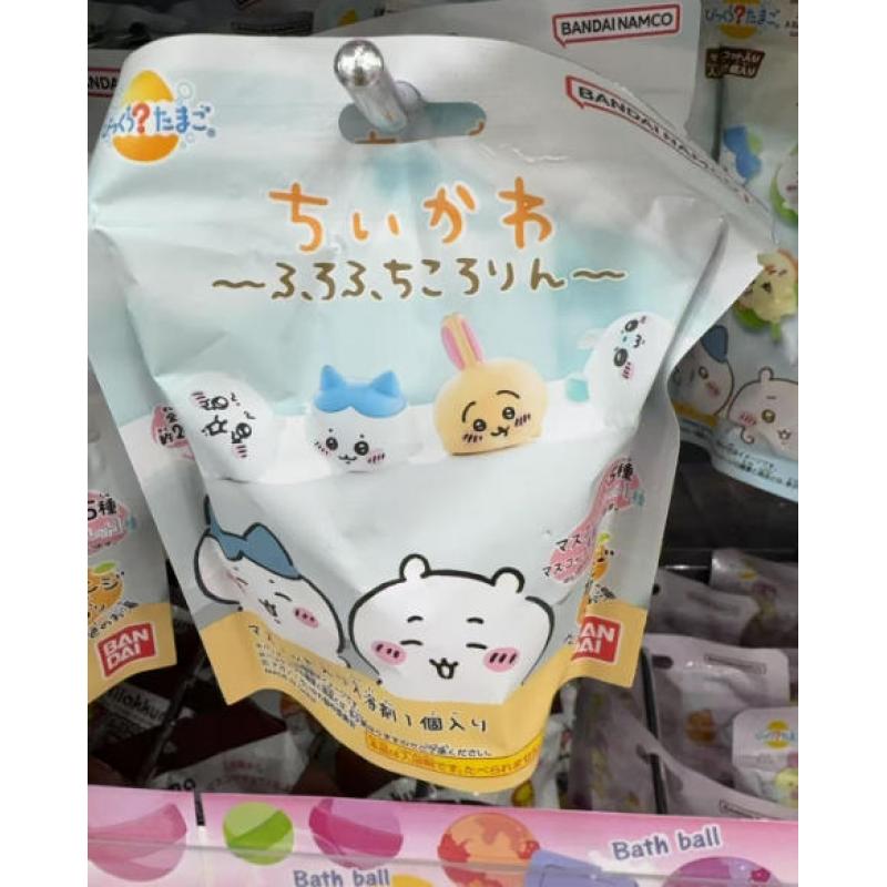 日本万代 CHIIKAWA吉伊卡哇盲盒泡澡沐浴球入浴剂 橘色球形 橙子香味 内含小玩具 75g