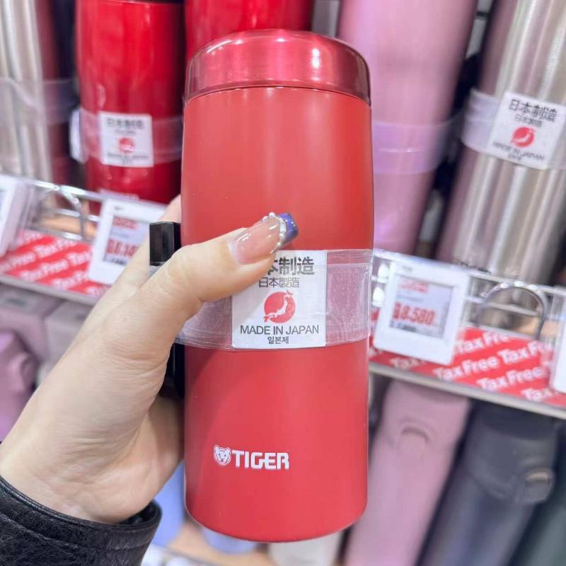 虎牌TIGER 日本制 保温杯 MJF-A036 360ml 胭脂色