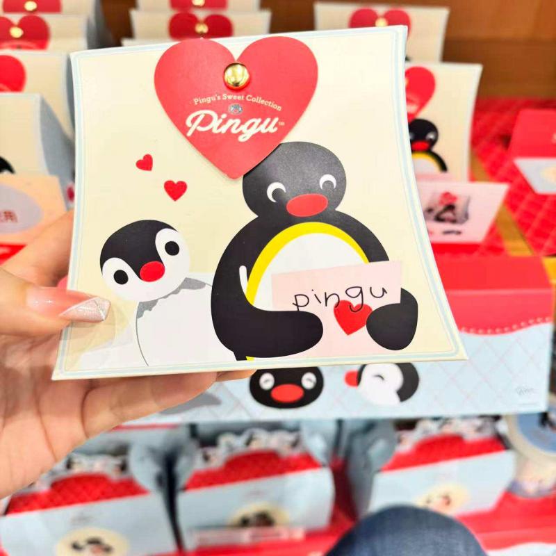 PINGU 情人节限定 小礼物盒包装牛奶&草莓巧克力 7个入（缺货退款）（只能发邮政）