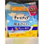 苏菲 UNICHARM尤妮佳 抗菌消臭卫生巾护垫 100cc29cm 花香 大包装20枚入