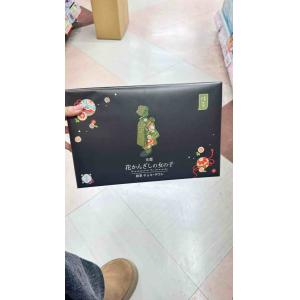 京の音 京都 花发簪女孩 抹茶巧克力味饼干 15个入（不可发低价值包税线）