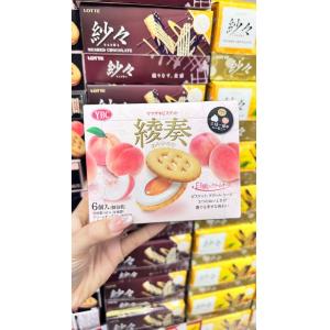 YBC 绫奏白桃饼干 6个入（只能发...